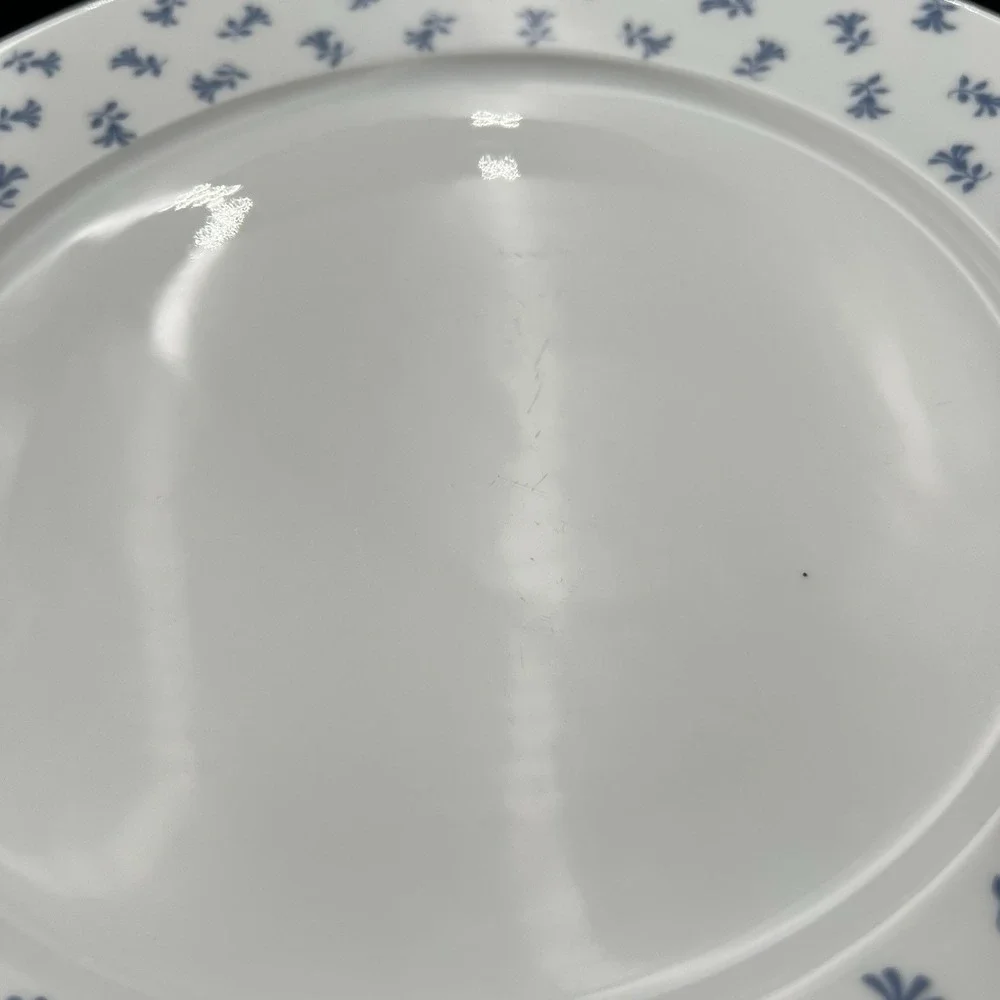 Pillivuyt France Barbeau Blue Cornflower Dinner Plate 11